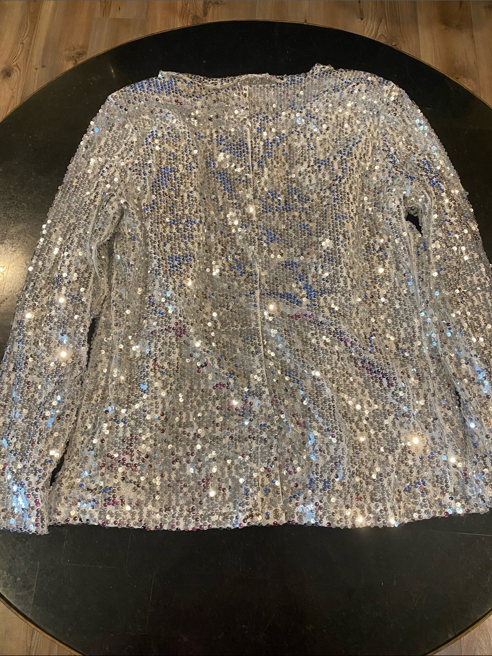 Silver Sequin Jacket - Picture 3 of 8